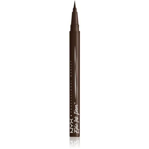 NYX Professional Makeup Epic Ink precizno vodoodporno črtalo odtenek Dark Chocolate 1 ml