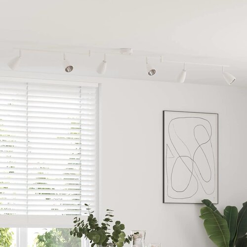  Stropni reflektor Bijelo 176,5 x 12,5 x 13,5 cm Metal Slike