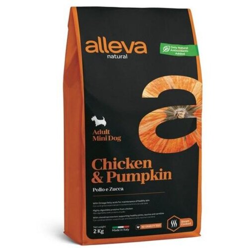Alleva Natural Piletina Bundeva Adult Mini 12kg Cene