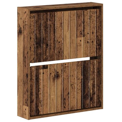  Ormar za cipele na zidu ZWOLLE 71 x 17 x 86 cm Staro drvo - Staro drvo Cijene