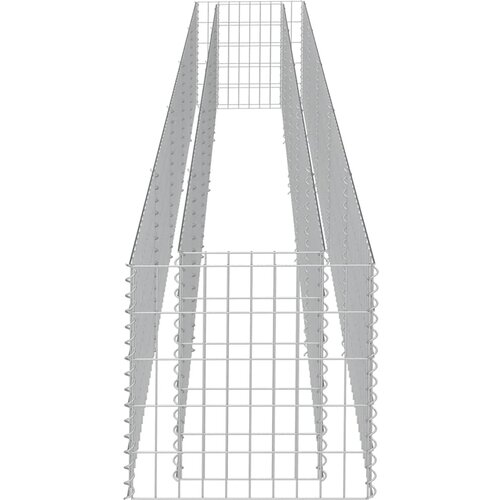  Gabionska sadilica od pocinčanog čelika 450 x 50 x 50 cm Slike