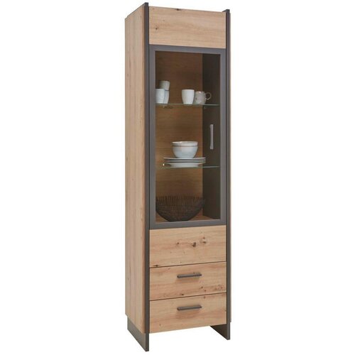 CARRYHOME vitrina, hrast artisan Slike