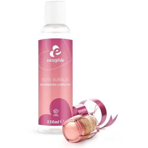 EasyGlide Waterbased Lubricant Rose Bubbles 150ml