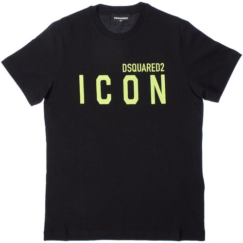 Dsquared Majice s kratkimi rokavi DQ1697D0-0MMDQ-90K Črna Cene