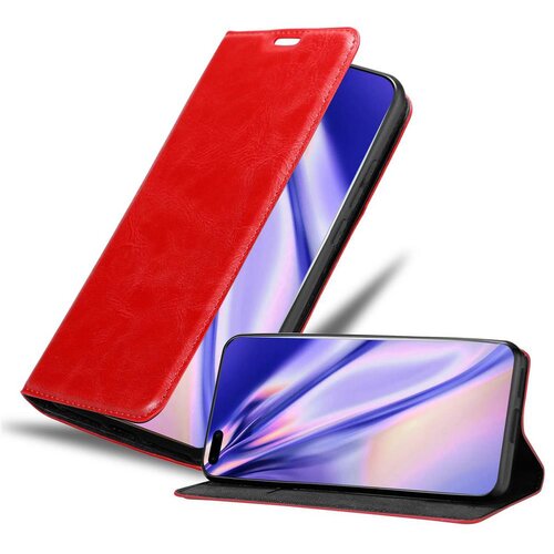 Cadorabo Ohišje, združljivo z Huawei P40 PRO / P40 PRO+ v rdeče jabolko - Zaščitni ovitek z magnetnim zapiranjem, stoječo funkcijo in režo za kartice, (20557945) Cene