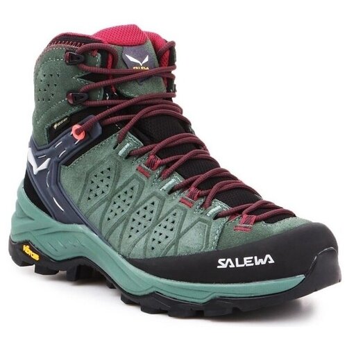 Salewa Pohodni&amp;scaron;tvo WS Alp Trainer 2 Mid Gtx Zelena Slike