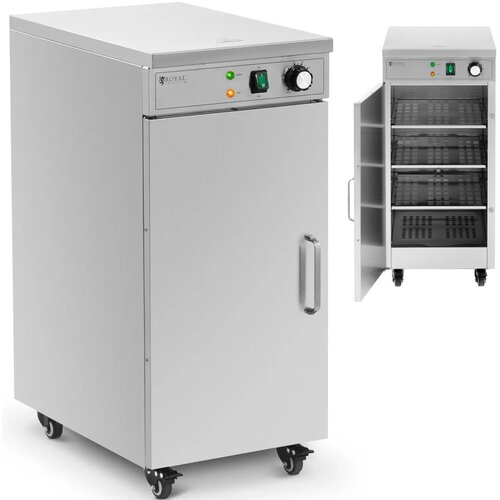 Royal Catering grelnik krožnikov, grelna omarica na kole&scaron;čkih, za 60 krožnikov premera 29 cm 600 w, (21567890) Cene