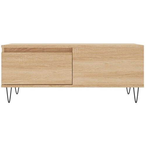 VidaXL Stolić za kavu boja hrasta 90x50x36 5 cm konstruirano drvo Slike