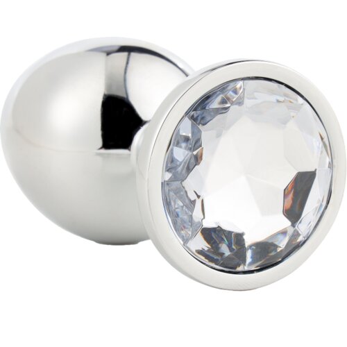 DREAMTOYS Gleaming Love Plug Silver Large Slike