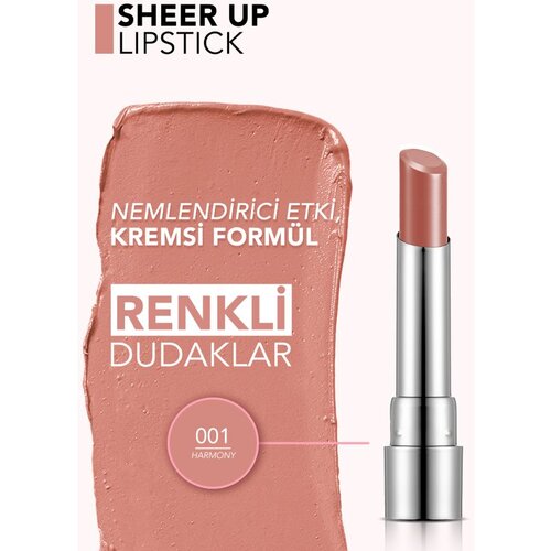 Flormar Sheer Up Lipstick vlažilna &amp;scaron;minka s sijajem Harmony 3 g Slike