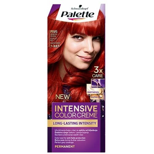 Schwarzkopf palette intensive color creme boja za kosu RV6 scarlet red Slike