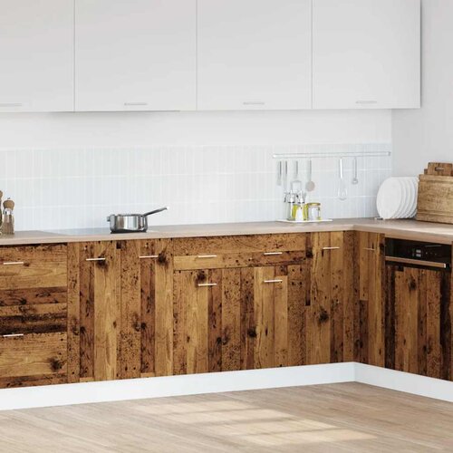  s donjim ladicama &amp;quot;Lyon&amp;quot; Staro drvo 80x46x81,5 cm Konstruirano drvo Slike