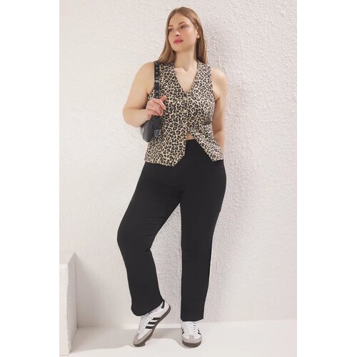 Trendyol Ženske pantalone Tbbss25Cj00036, Crne Cene