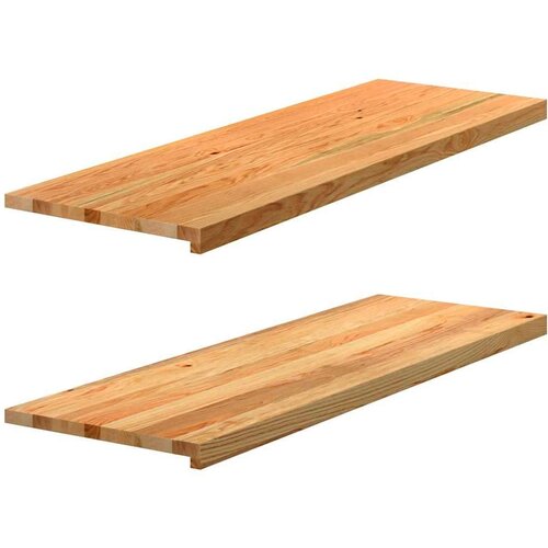  Prozorske klupice 2 kom svijetlosmeđe 120x40x2 cm masivne hrast Cijene