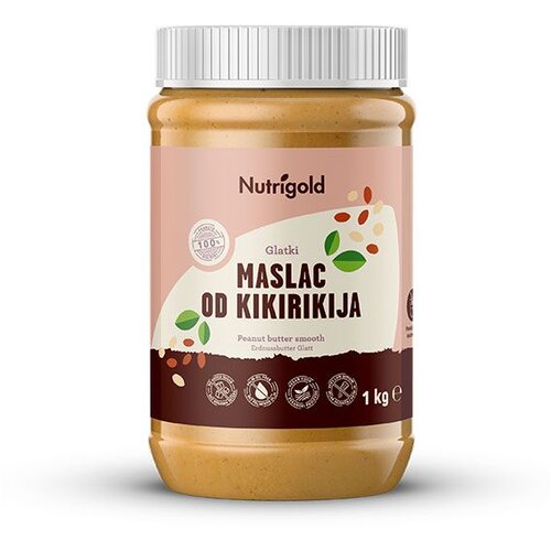 Nutrigold Maslac od kikirikija 100% Glatki - 1000g Slike