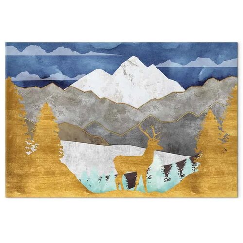  Slika - Golden Land (1 Part) Wide 60x40 Premium Print Slike