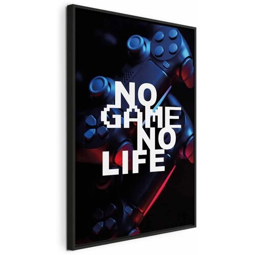 Slika - No Game No Life (1 Part) Vertical 80x120 U crnom drvenom okviru Cijene