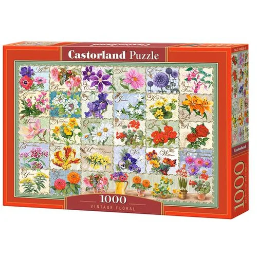 Puzzle 1000 C-404338 VINTAGE CVIJEĆE