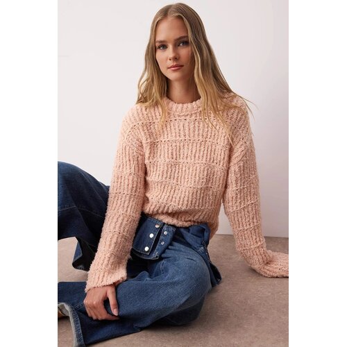 TRENDYOLMILLA ženski duks Twoaw26Kz00151, roze-roze Cene
