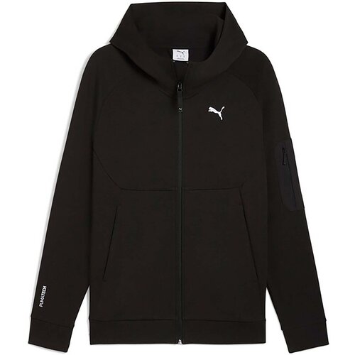 Puma Flis tech Fz Hoodie Črna Slike