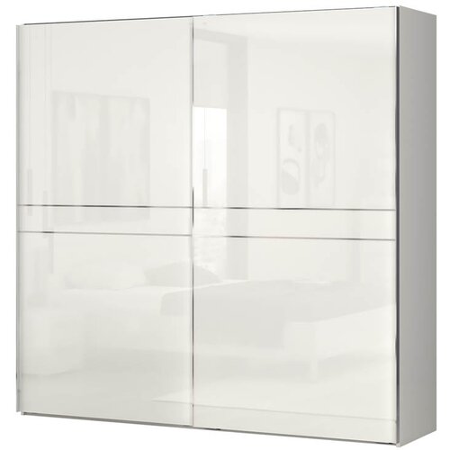 Jela GARDEROBNA OMARA PIANO Z DRSNIMI VRATI 230 cm (VEČ BARV)-Bež Cene