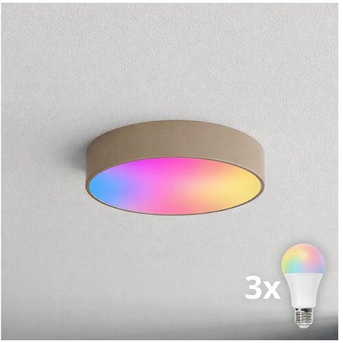  Brilagi - LED RGBW prigu&scaron;iva plafonska lampa CLARE 3xE27/9W/230V Wi-Fi bež Cene