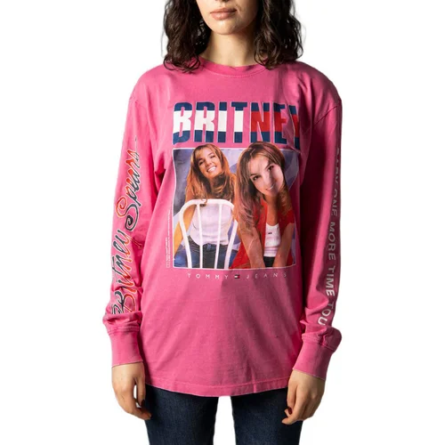 Tommy Hilfiger ABO TJW BRITNEY OVERSIZED LS TEE DW0DW13010 Ružičasta