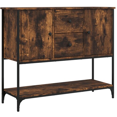 Maison Chic Komoda - Predalnik dimljeni hrast 100x36x85 cm inženirski les, (21718165) Slike