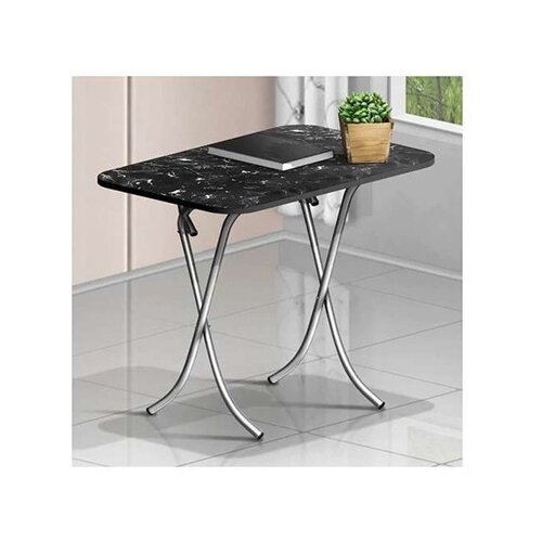 Alesta Sklopivi sto 60x100cm crni mermer AL10028CM Slike