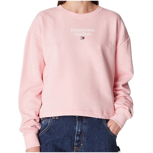 Tommy Hilfiger Puloverji Tommy Jeans Sweatshirt Rožnata Cene
