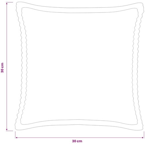  Presvlaka za jastuk 2 kom. HOUTEN Svjetlosiva 30 x 30 cm Kord Slike