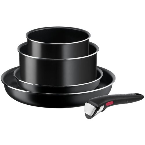 Tefal Aluminijast komplet loncev 5 ks INGENIO EASY COOK & CLEAN BLACK L1549043 – Cene