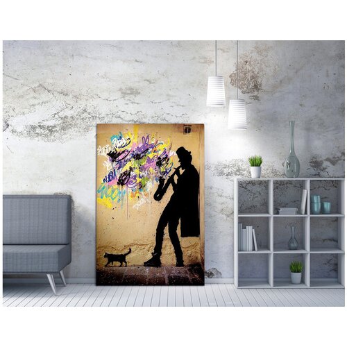 Wallity Slika na zidu na platnu 70x100cm Cene