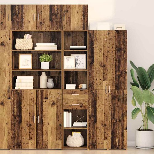  Highboard Staro drvo 40 x 42,5 x 185 cm Konstruirano drvo Cijene