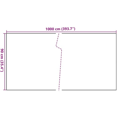  zaslon svijetlosmeđi 1000 x 90 cm od poliratana Slike