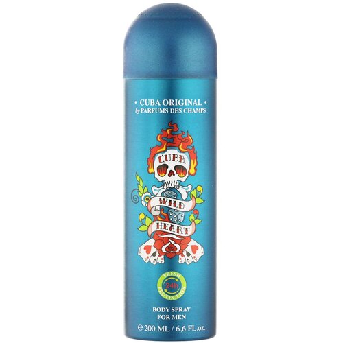 Cuba Wildheart Deodorant VAPO 200 ml (man) Slike