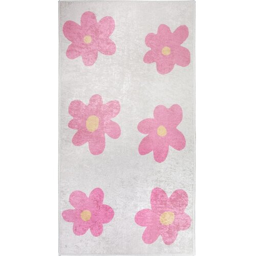 Vitaus Ružičasti/boje slonovače periv dječji tepih 160x230 cm Cute Flowers Pink &amp;ndash; Slike