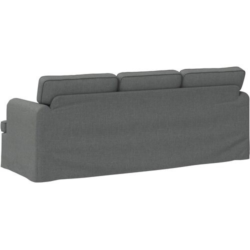 SOFA Tamno siva 201 x 80 x 85 cm tkanina Slike