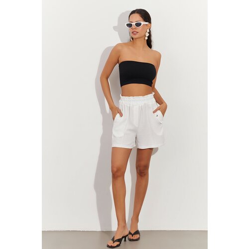 Cool & Sexy shorts - white - normal waist Slike