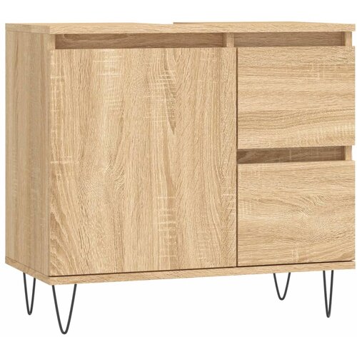 VidaXL Kopalni&amp;scaron;ka omarica sonoma hrast 65x33x60 cm inženirski les, (20919409) Slike