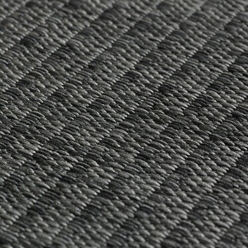 Ayyildiz Carpets Temno siva okrogla zunanja preproga &amp;oslash; 120 cm Giza &amp;ndash; Slike