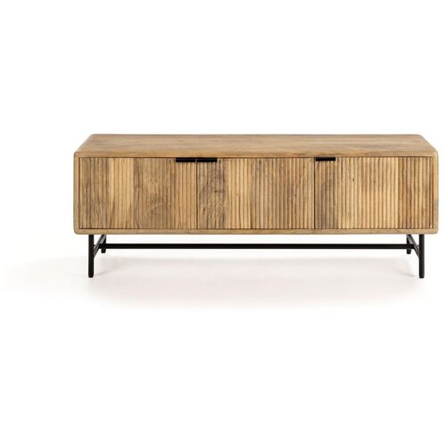 Marckeric TV komoda od masivnog manga u prirodnoj boji 145x50 cm Mundra &amp;ndash; Slike