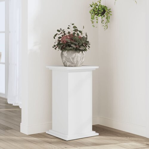 vidaXL Stojalo za rastline belo 33x33x60 cm inženirski les Cene