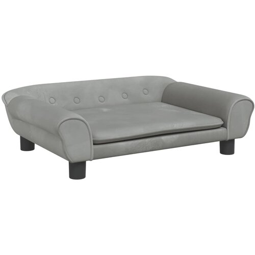 Maison Chic Otroški kavč - Otroški divan - Otroški sedež svetlo siv 70x45x26 cm žamet, (21729591) Cene