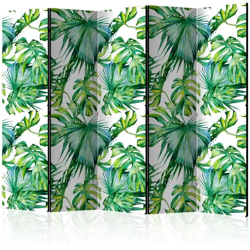  Paravan u 5 dijelova - Jungle Leaves II [Room Dividers] 225x172