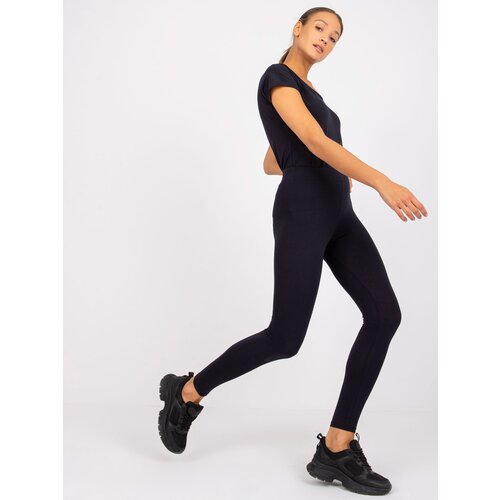 BASIC Feel Good Leggings-AP-LG-A-002-navy blue Cene