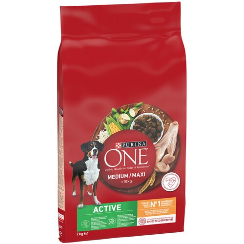Purina One Medium/Maxi Active piletina - 2 x 7 kg Cijene
