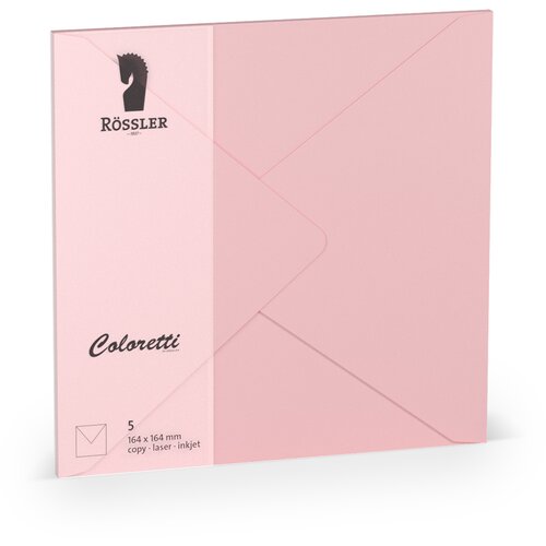 Grupo COLORETTI VELIKA KVADRATNA KUVERTA 5 ENOT ROZA, (20870686) Cene