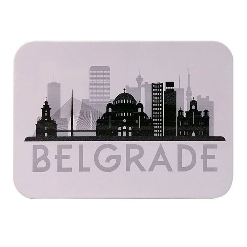Metalna kutija Belgrade 14,2x10x3 cm Lila Cene
