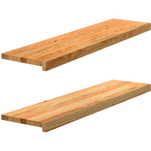  Prozorske klupice 2 kom svijetlosmeđe 100x30x2 cm masivne hrast Cijene
